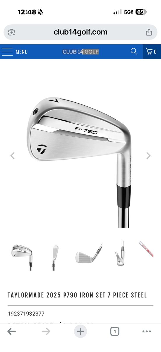 Taylormade P790 Iron Set  ( Newest Version)