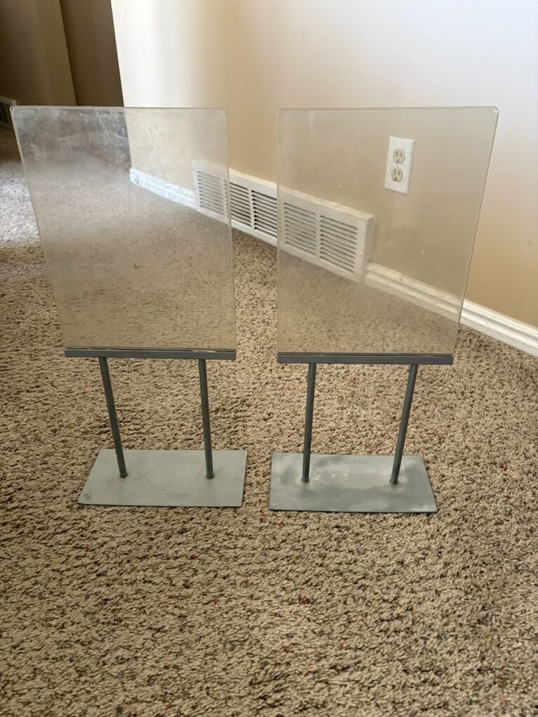 2 Way Table Top Signs