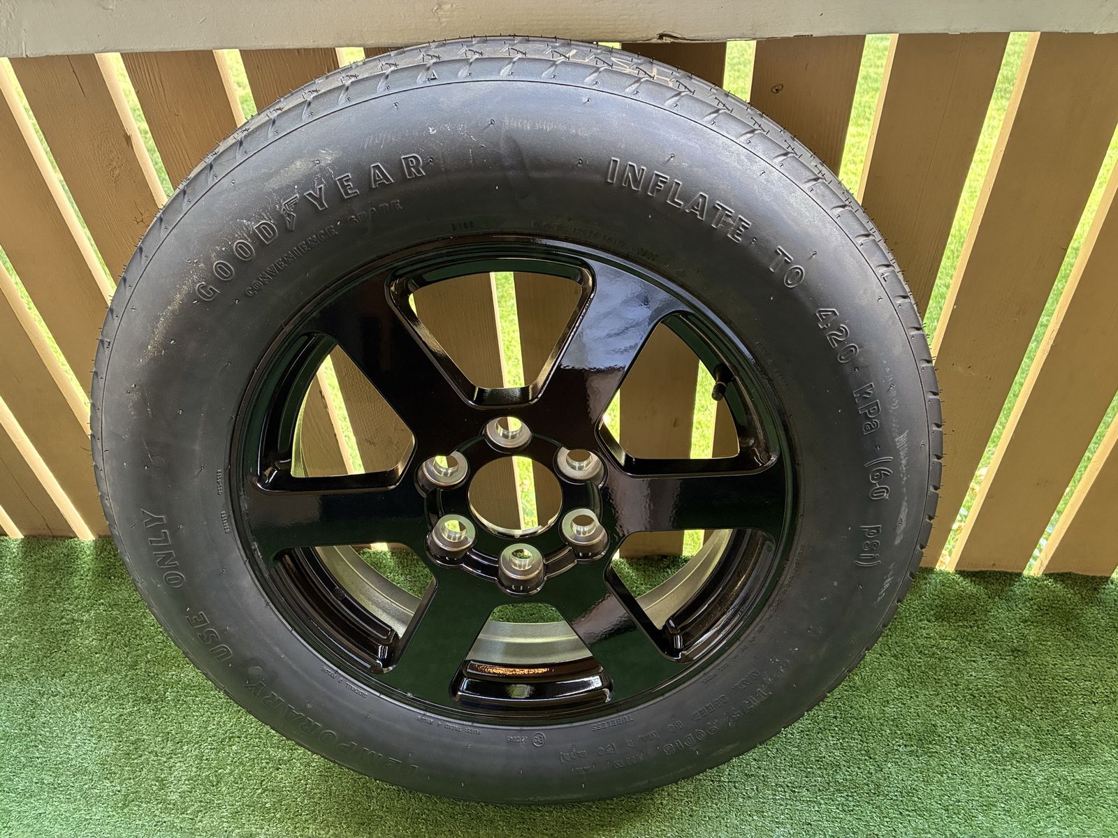 2025 2026 Toyota 4Runner SR5 Good Year Spare Tire T175/90D18