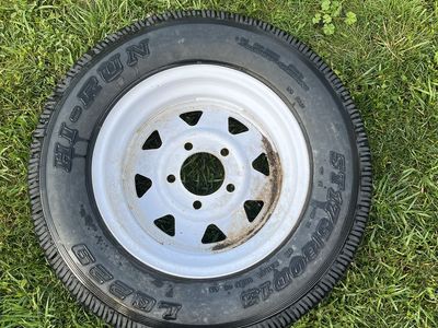 Trailer tire and rim