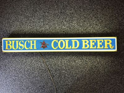 Busch Cold Beer slim Jim signs $40 each