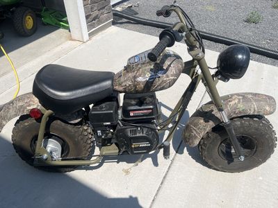 Massimo Warrior 200cc Mini Bike - Camouflage Gas-Powered Off-Road