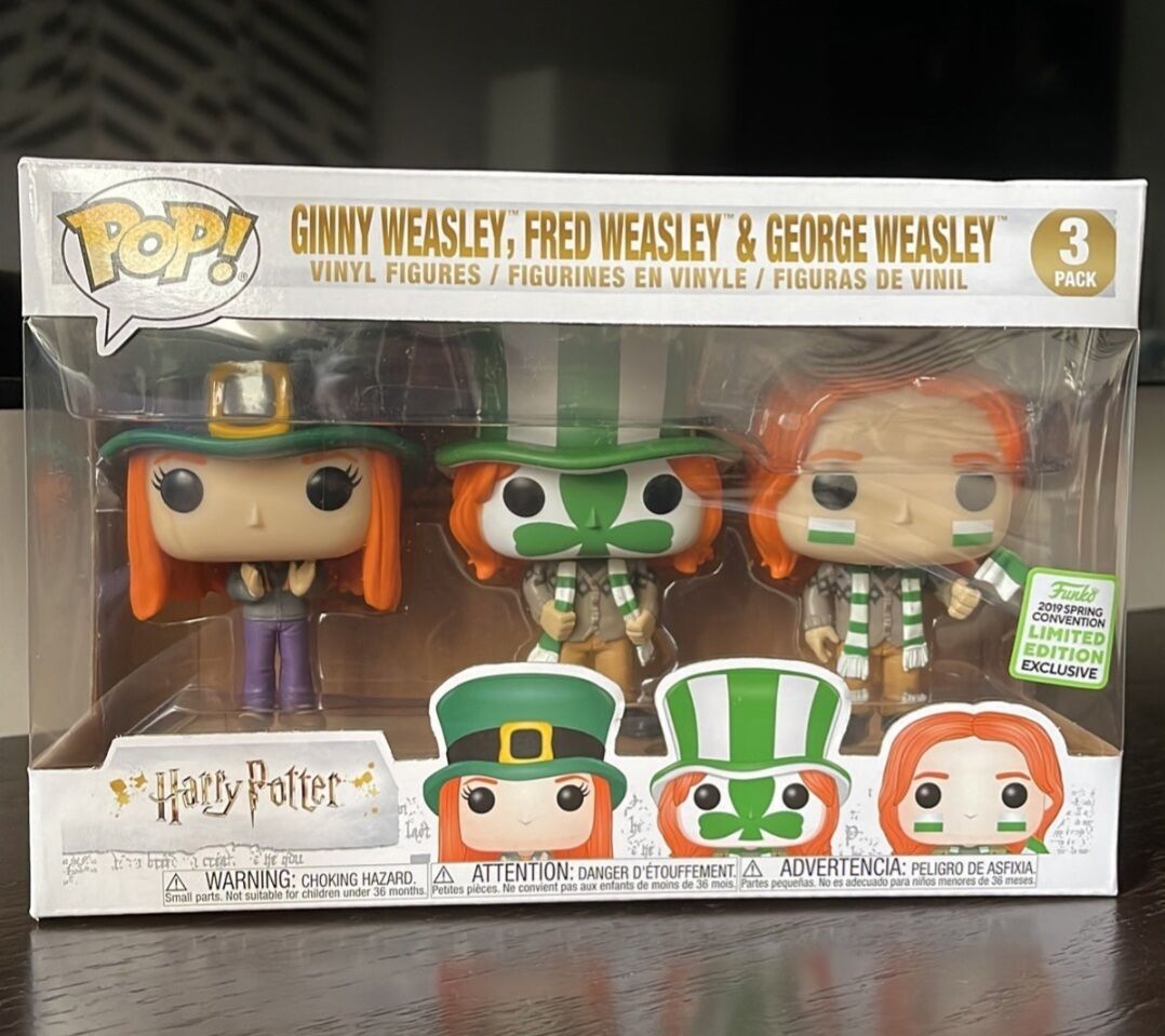 Funko Pop Ginny Fred and George Weasley
