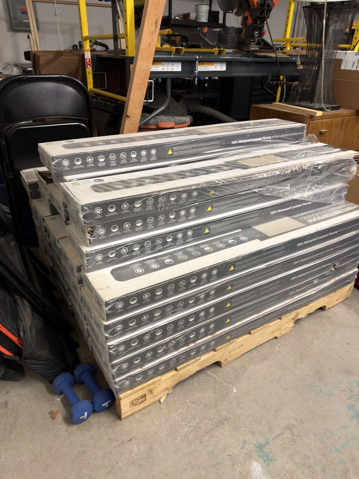 Trinity Natural Waterproof Laminate Flooring 10 mm T x 7.7 in. W x 47.87 in. L (17.95 sq. ft./case) Box of 7