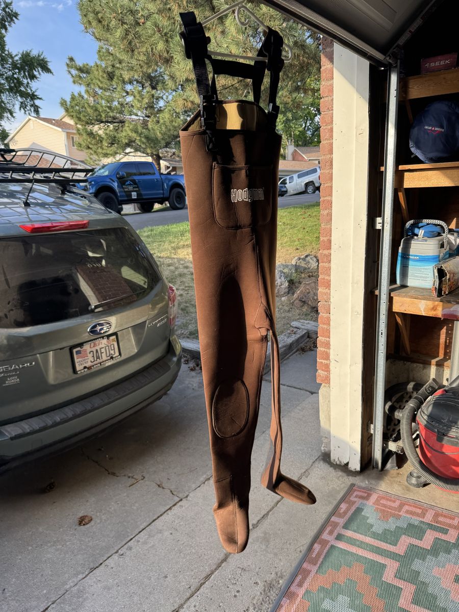 Hodgman Lakestream Neoprene Chest Waders Brown - Men's Fishing Hunting Waterproof Outdoor Gear Large Size