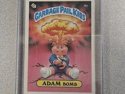 Vintage Adam Bomb 8a OS1 Garbage Pail Kids $120