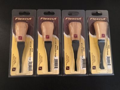 Set Of 4 FLEXCUT Woodcarving Tools Brand New