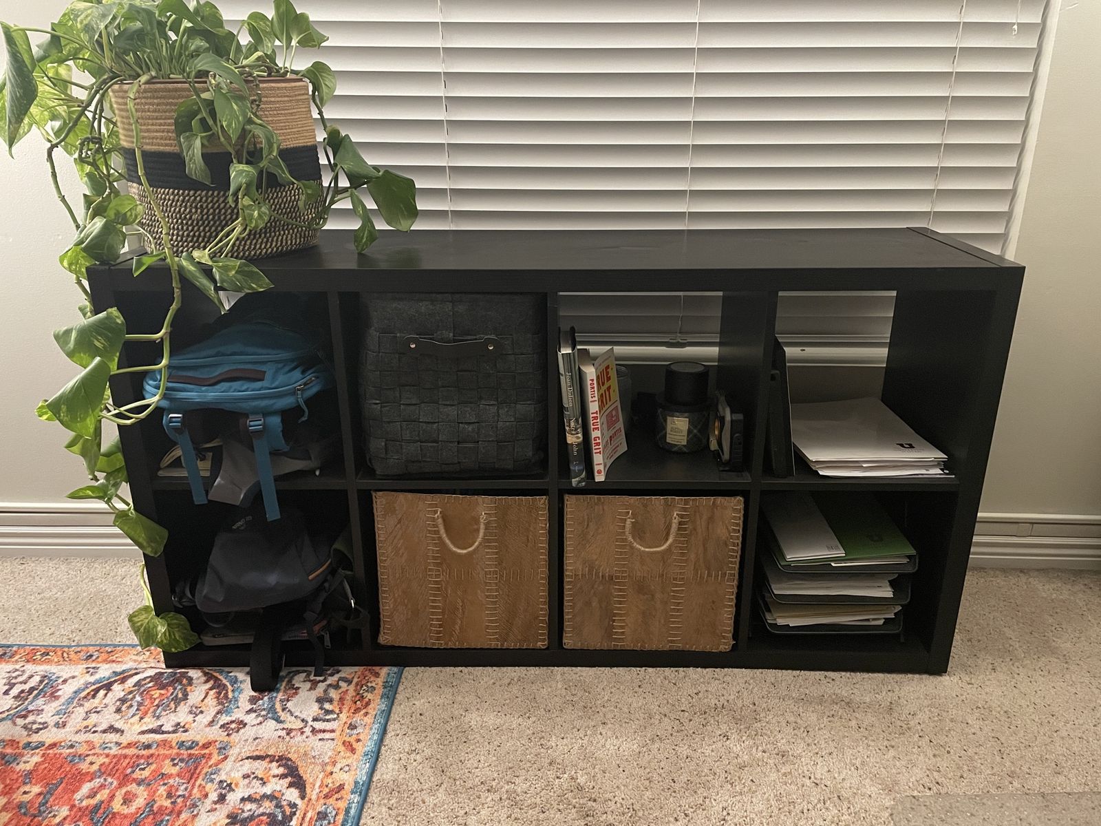 Storage console cube