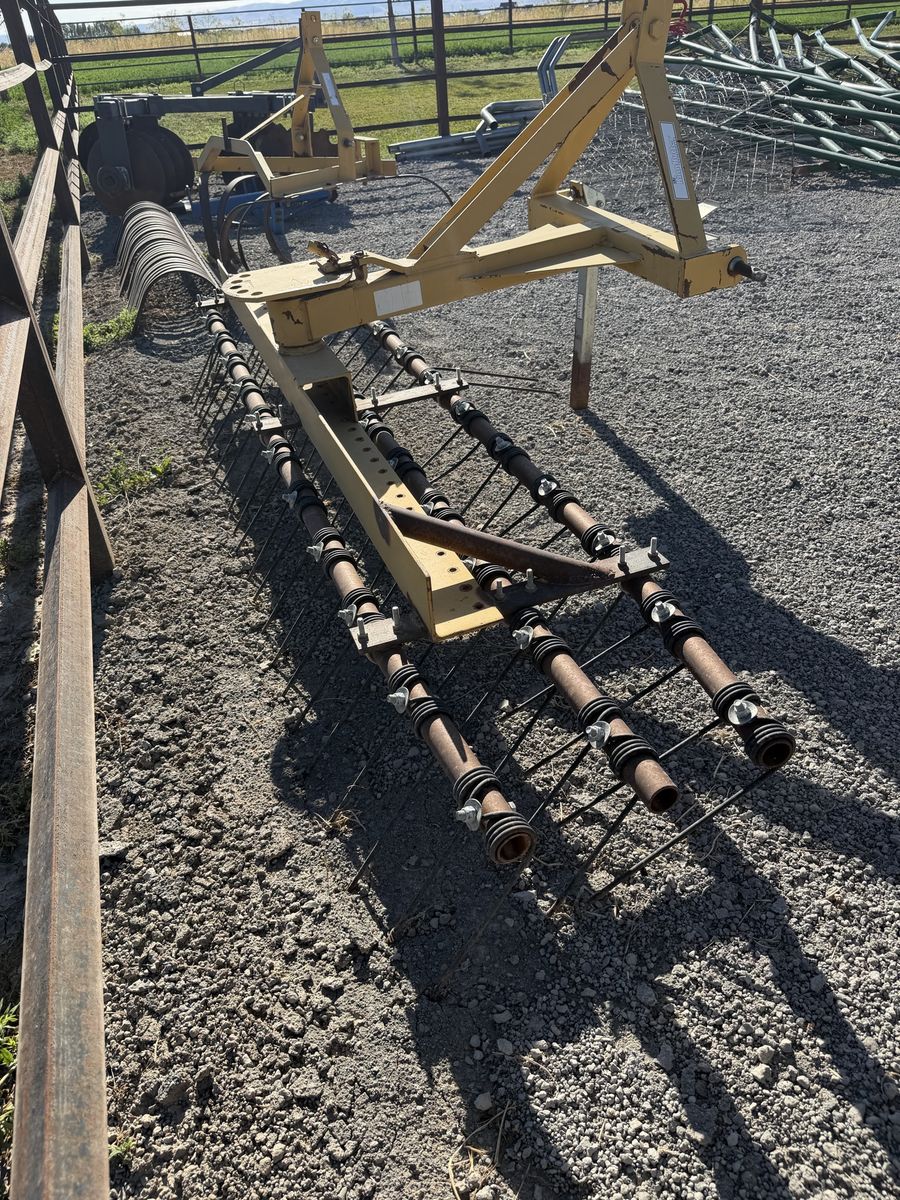 6ft Arena Groomer, Landscape Rake With Connecting Rock Rake.