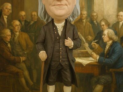 Benjamin Franklin Bobblehead – Royal Bobbles Found