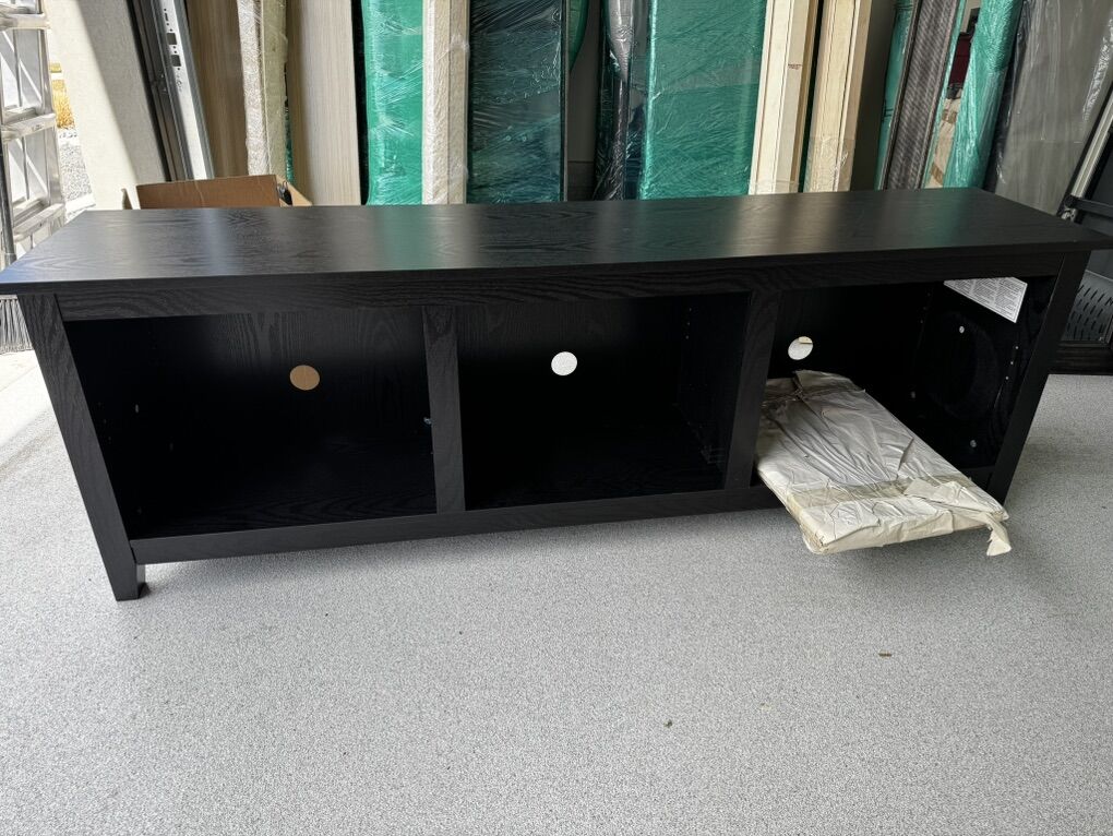 Black Entertainment Center TV Stand