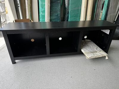 Black Entertainment Center TV Stand