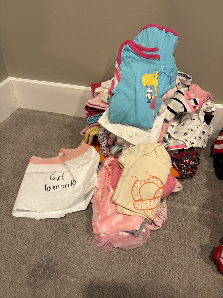 Girls 3-6 Months Clothes Grab Bag