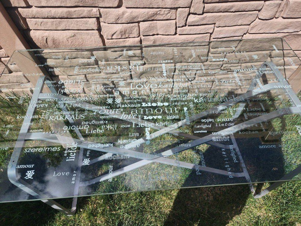 Glass Love Language Table