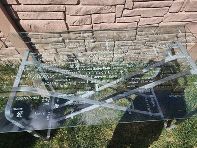 Glass Love Language Table