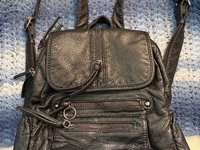 Leather Mini Purse Backpack