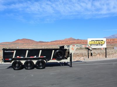 2026 RawMaxx Telescopic Triple Axle Dump Trailer 8