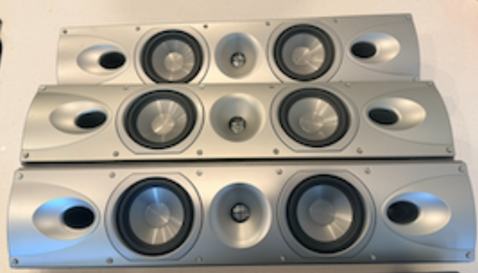 3 Klipsch Synergy SLX speakers