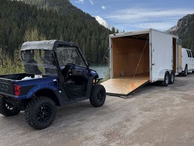 KYMCO 700 UTV - Used Blue Side-by-Side Utility Vehicle