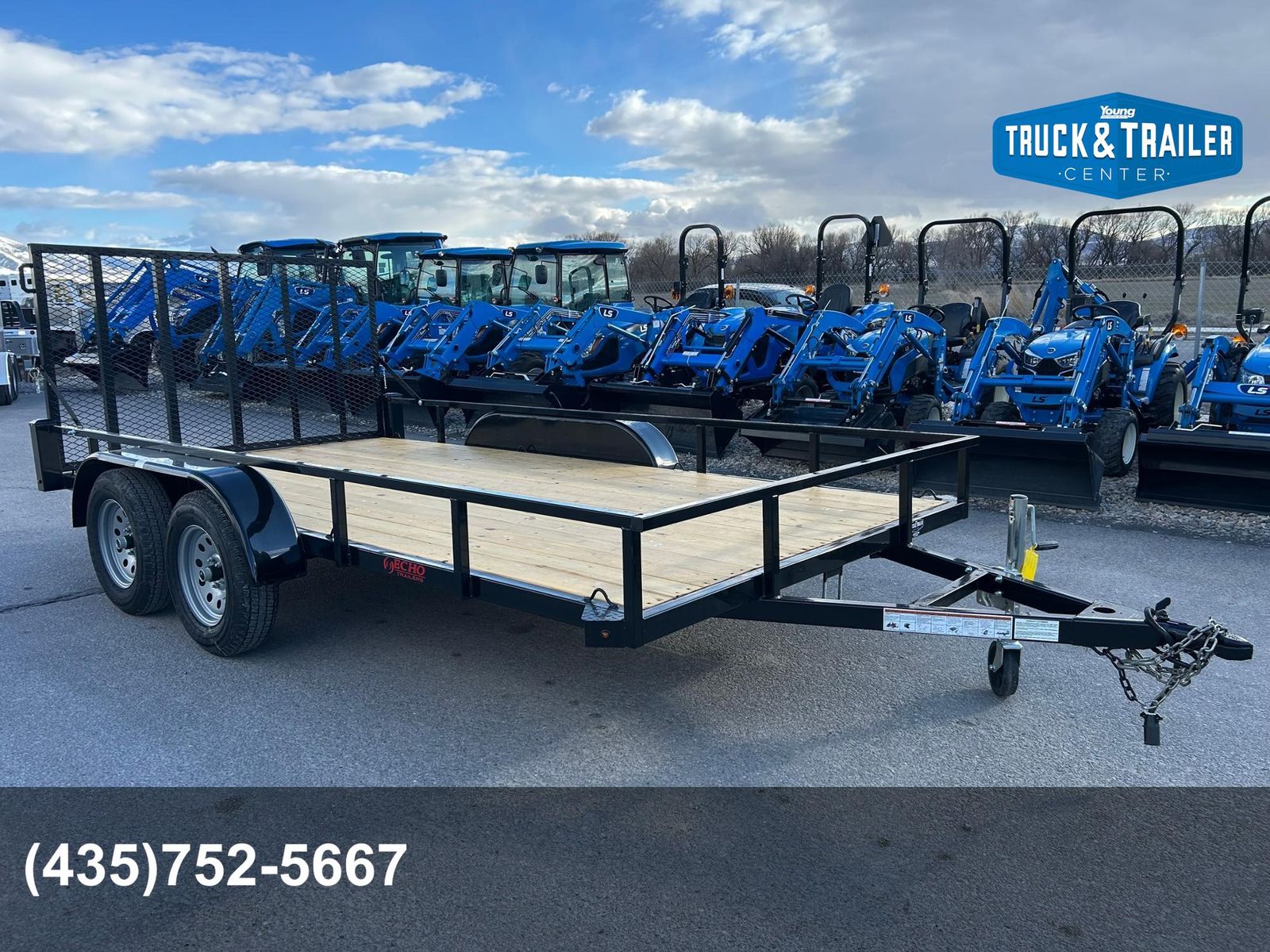 2026 Echo 7X14 Tandem Axle Utility Trailer