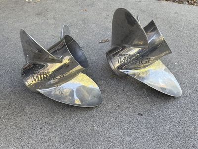 New Quicksilver Mirage Stainless Steel Boat Props