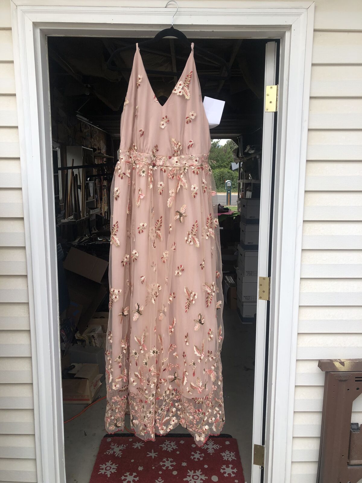 Formal Embroidered Dress - Plus Size Womens