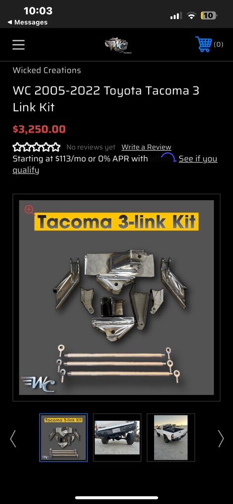 3 Link LT Kit
