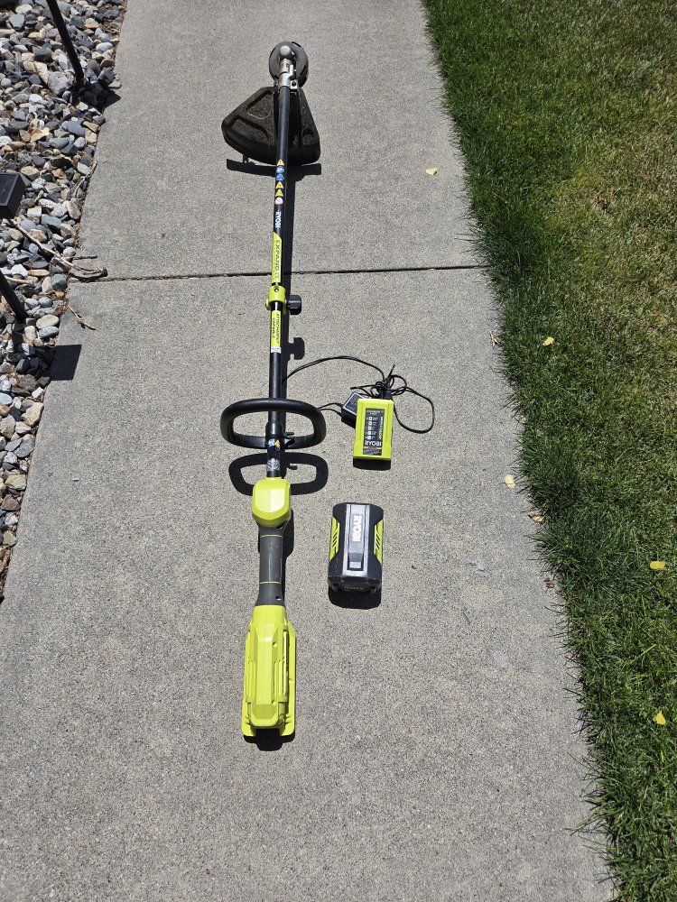 40V 15"  String Trimmer with 4.0 Ah Battery and Charger
