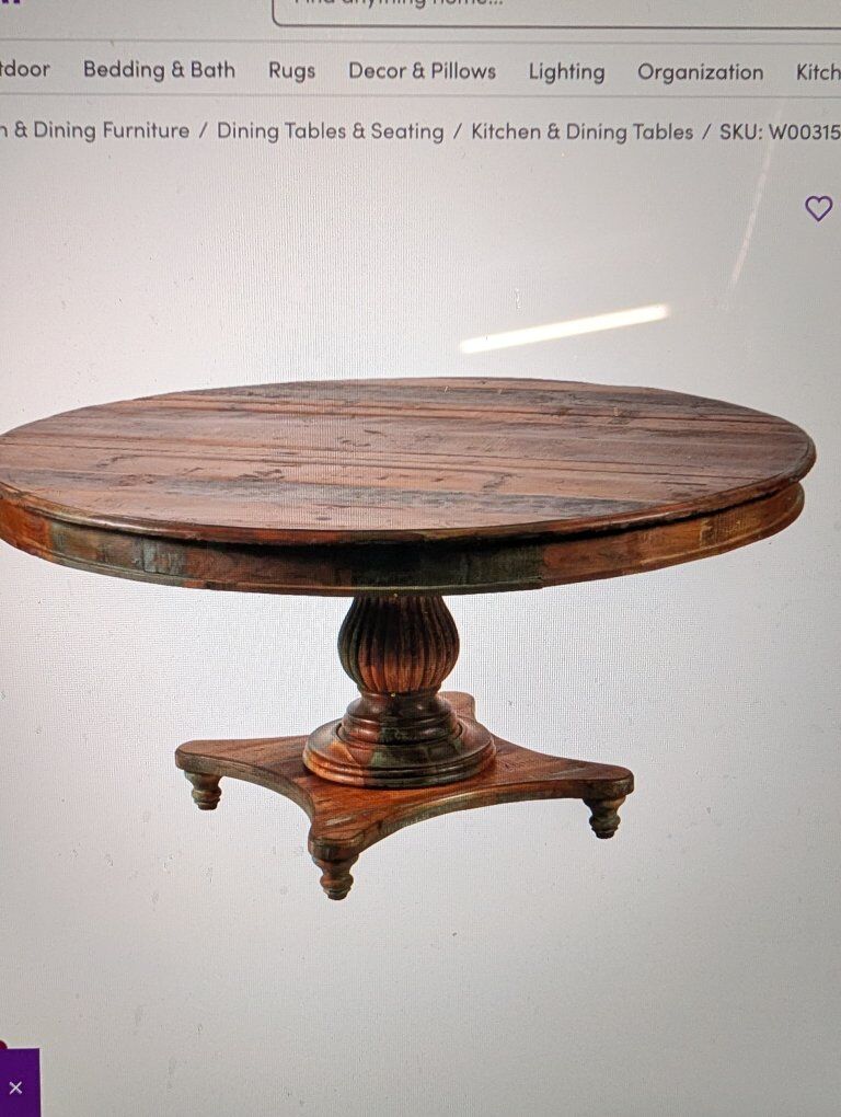 killingly solid wood table