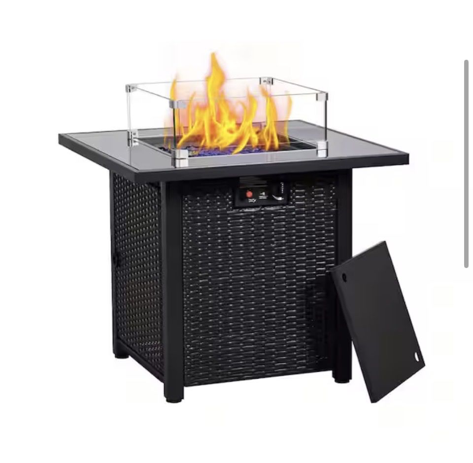 New Outdoor Patio Propane Gas Fire Pit