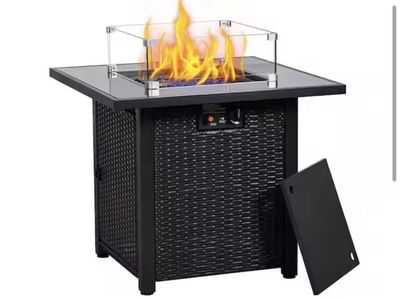 New Outdoor Patio Propane Gas Fire Pit