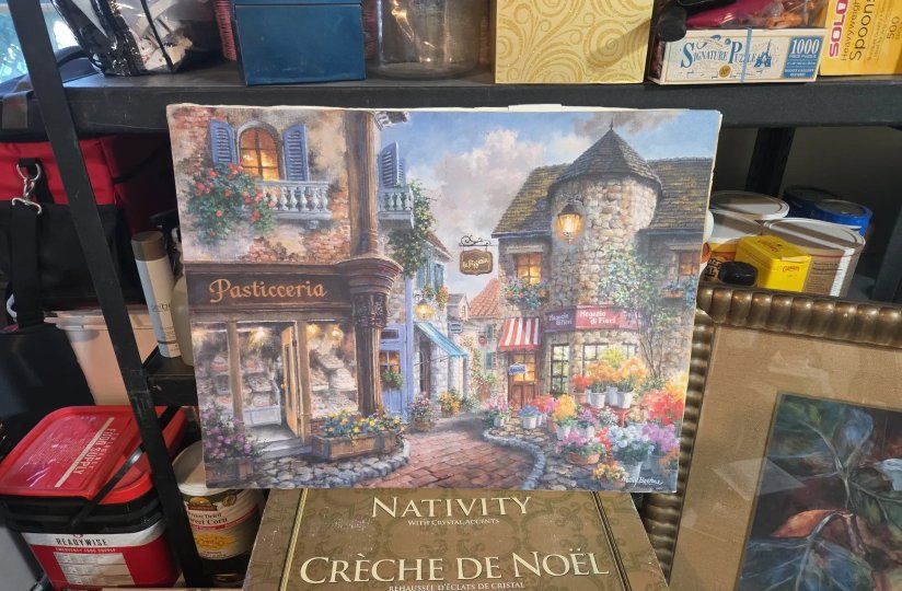 Nicole Becomes "Pasticceria" European Street Scene Art Print