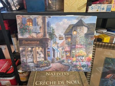 Nicole Becomes "Pasticceria" European Street Scene Art Print