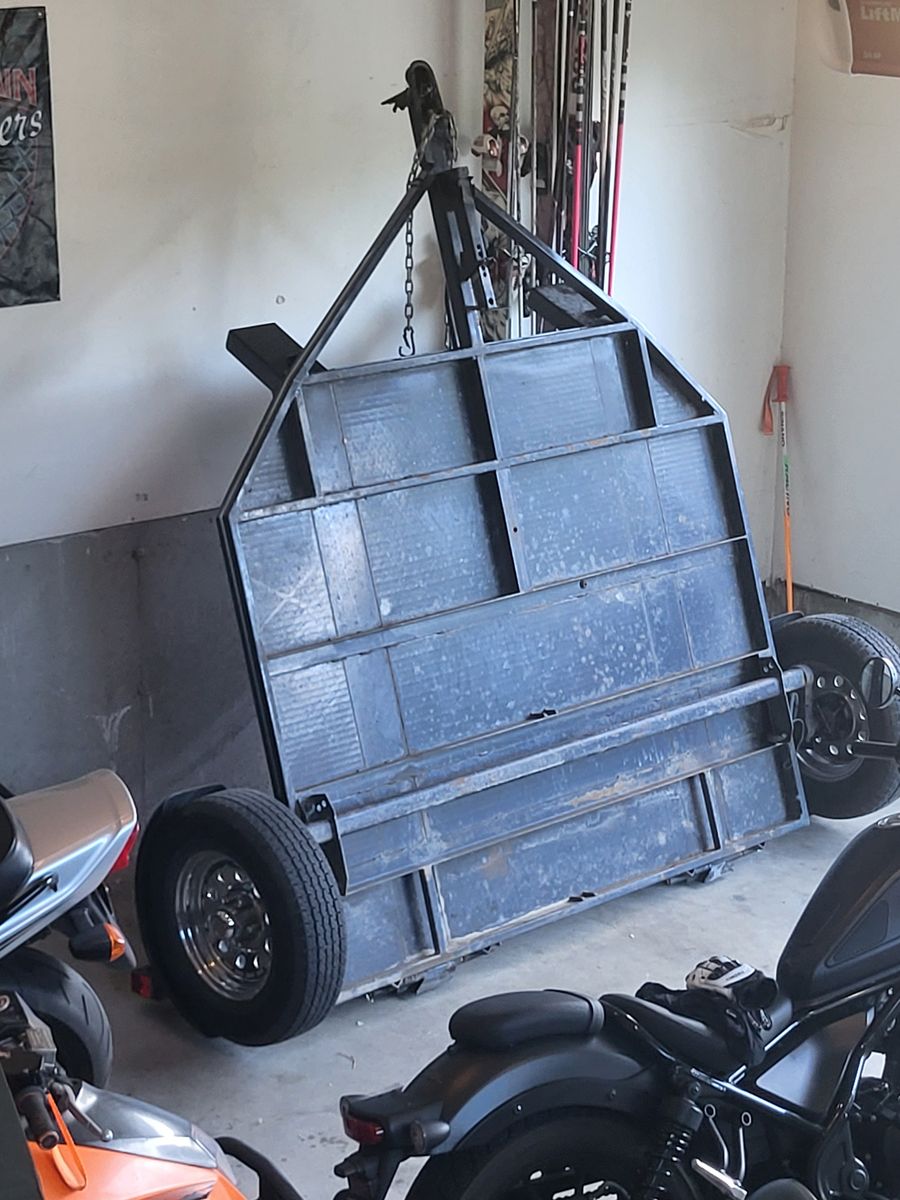 Vertical Store Motorcycle Hauler - Unique