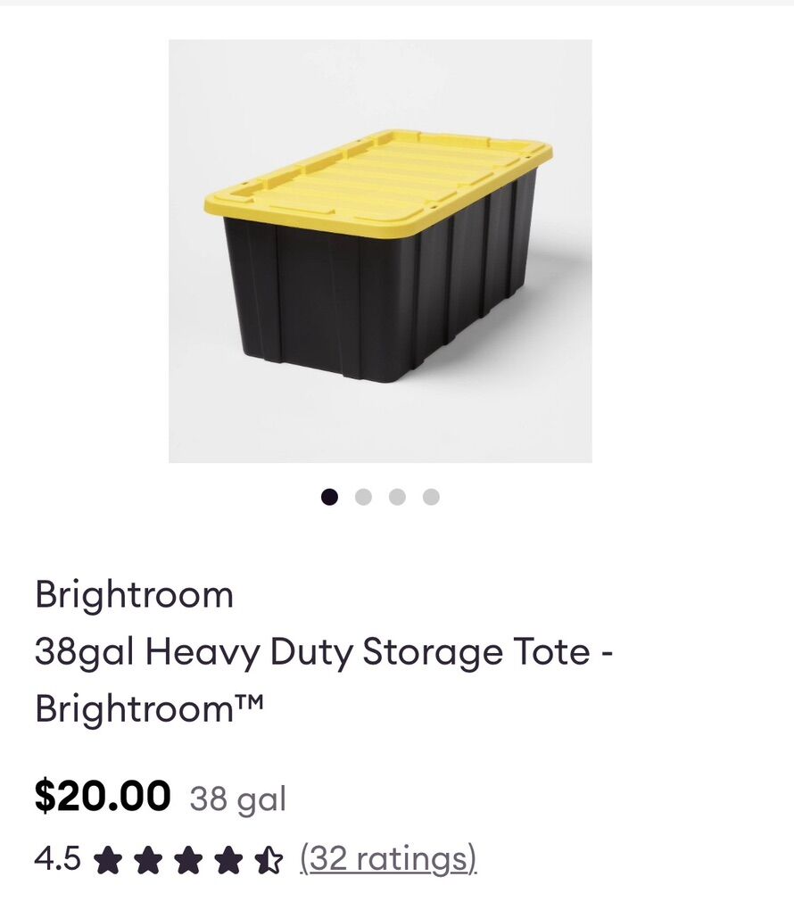 Storage bins