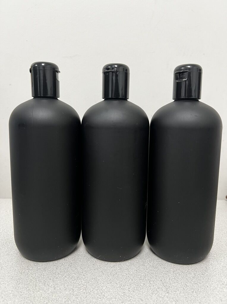 New 500ml Boston Round Shampoo Lotion DYI