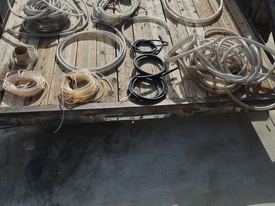 Assorted Clear and Black Tubing and Hoses - Various Diameters