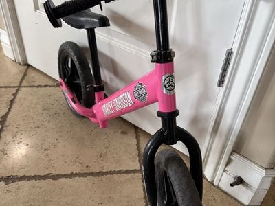 Harley Davidson pink Strider bike