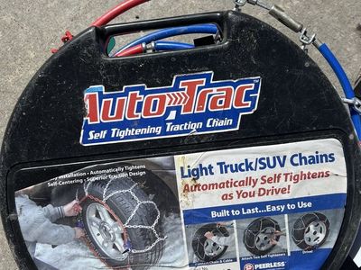 SUV / small truck tire chains free until 8 pm 6/12