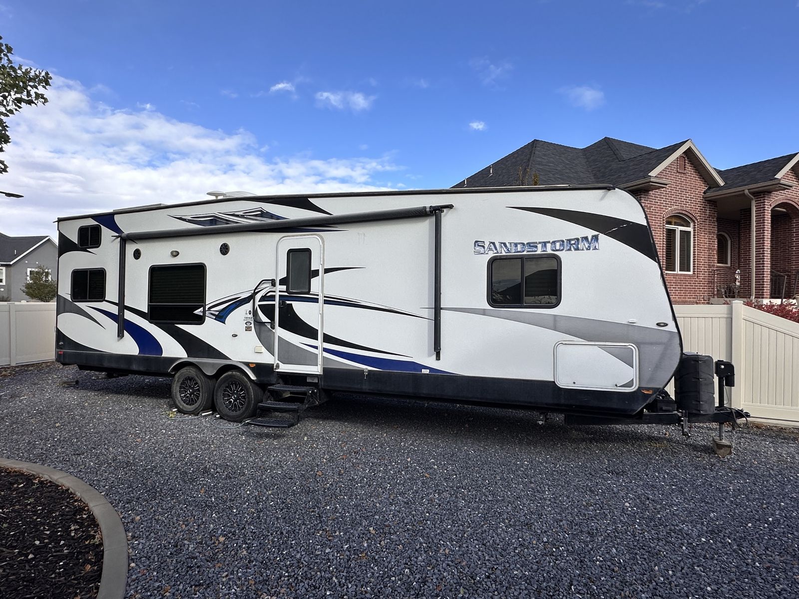 Forest River Sandstorm Toy Hauler Travel Trailer