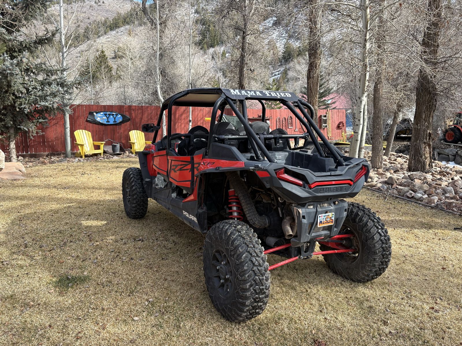 2020 Polaris RZR XP Turbo 4-Seater UTV Side-by-Side - Red/ black