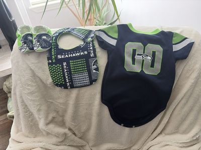 Seattle Seahawks Onsie Bib booties