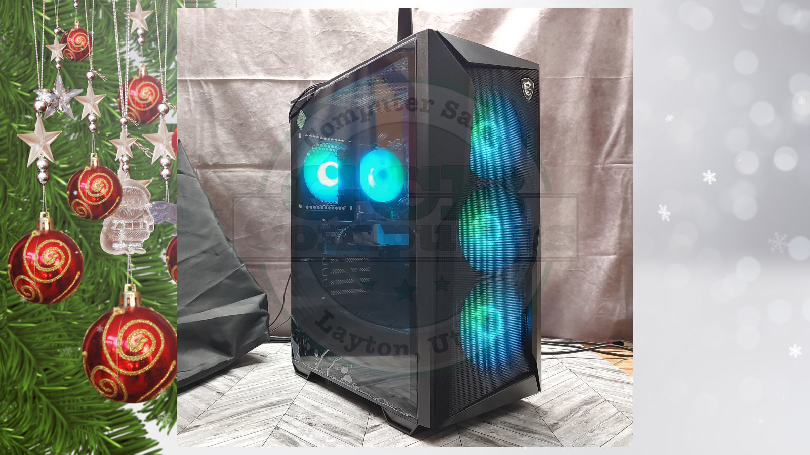 ALL New Custom i5-14400F Gamer PC 2TB SSD 32GB RAM RTX 5060 WiFi Bluetooth Windows 11 Computer Tower