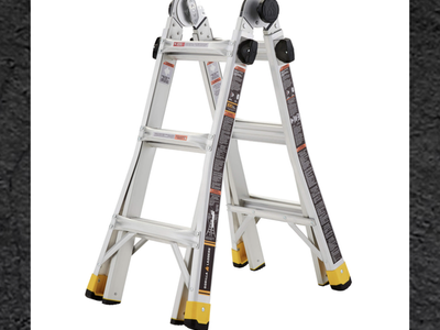 14 FT. REACH MPXA ALUMINUM MULTI-POSITION Gorilla LADDER, 300 LBS. LOAD CAPACITY GLMPXA-14