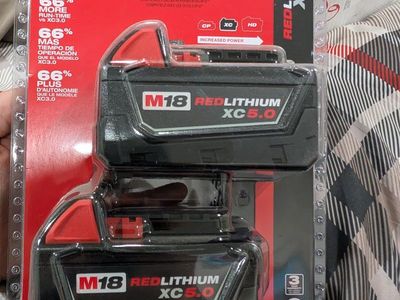 Milwaukee XC5.0 Battery 2-Pack
