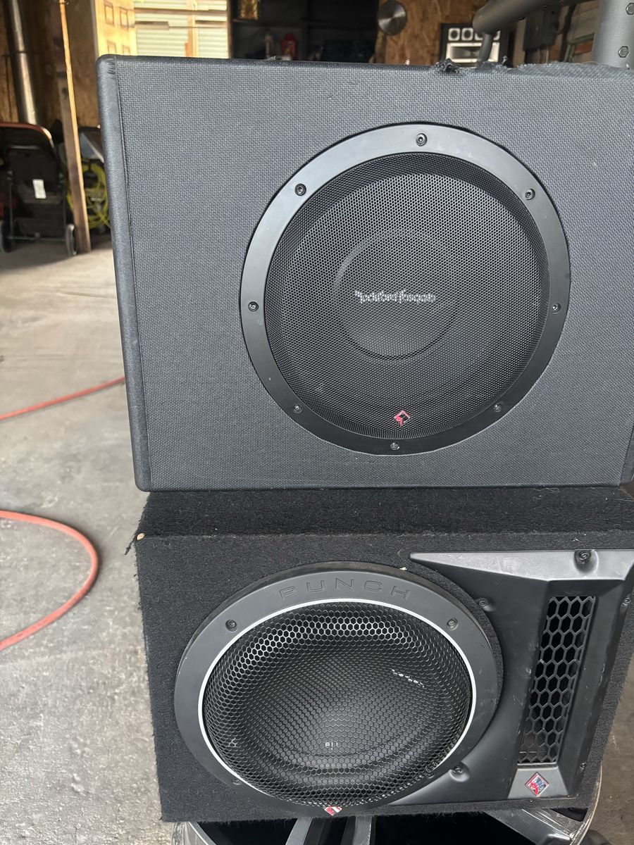 Rockford fosgate two 10” subs