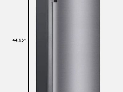 LG LRONC0605V 6 Cu. Ft. Platinum Silver Compact Refrigerator, New in Box