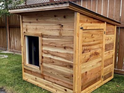 New Solid Wood Dog House