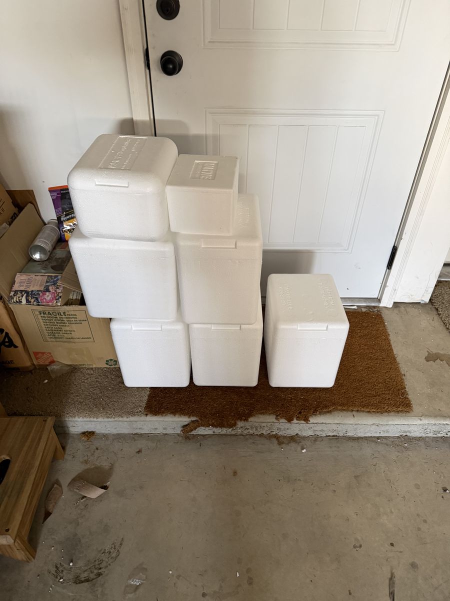 Styrofoam Coolers
