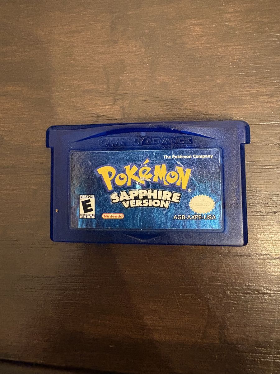 Pokemon Sapphire For Nintendo Gameboy Advance 